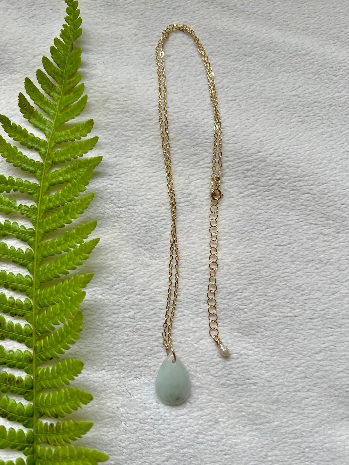 Jade Drop Necklace