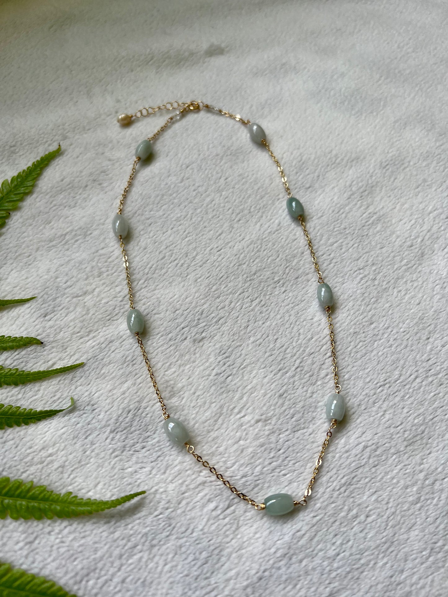 Oval Jade Choker