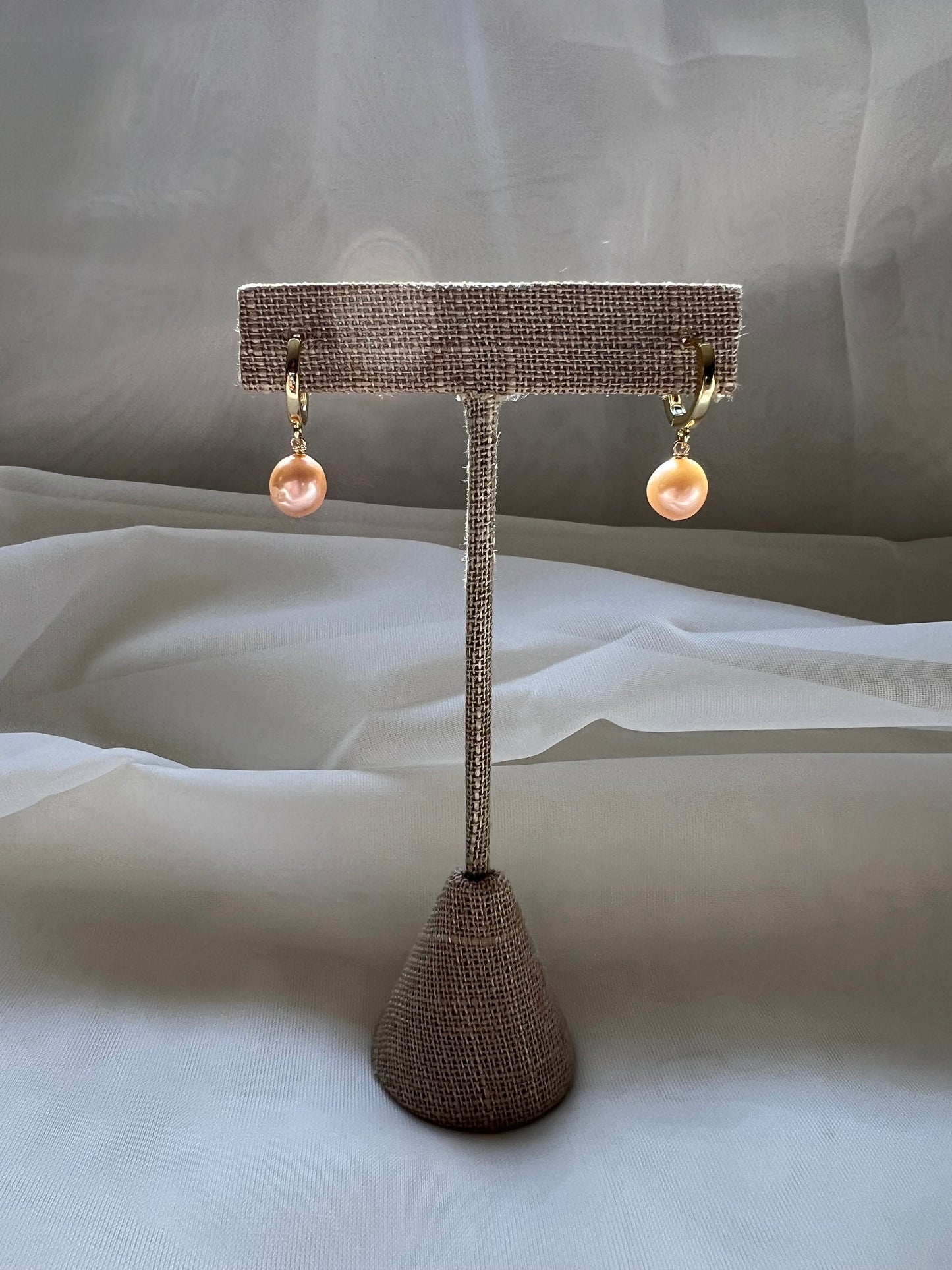 Pink Edison Pearl Huggies