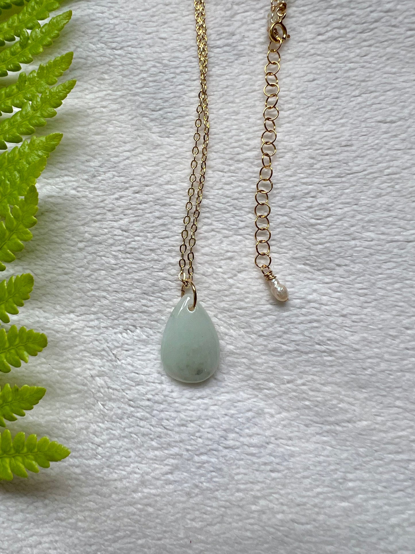Jade Drop Necklace