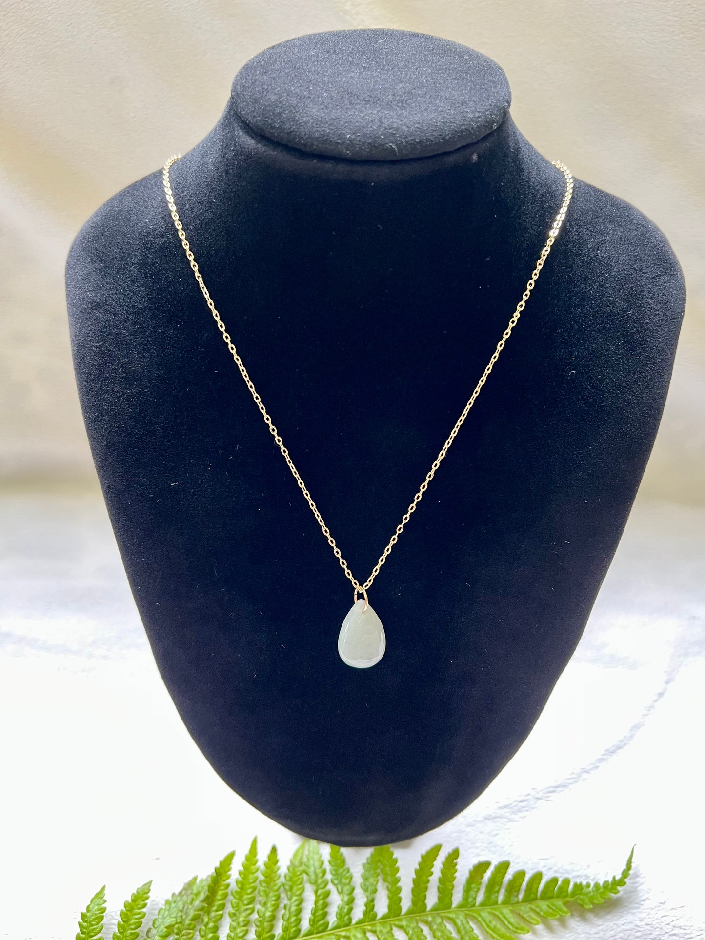 Jade Drop Necklace