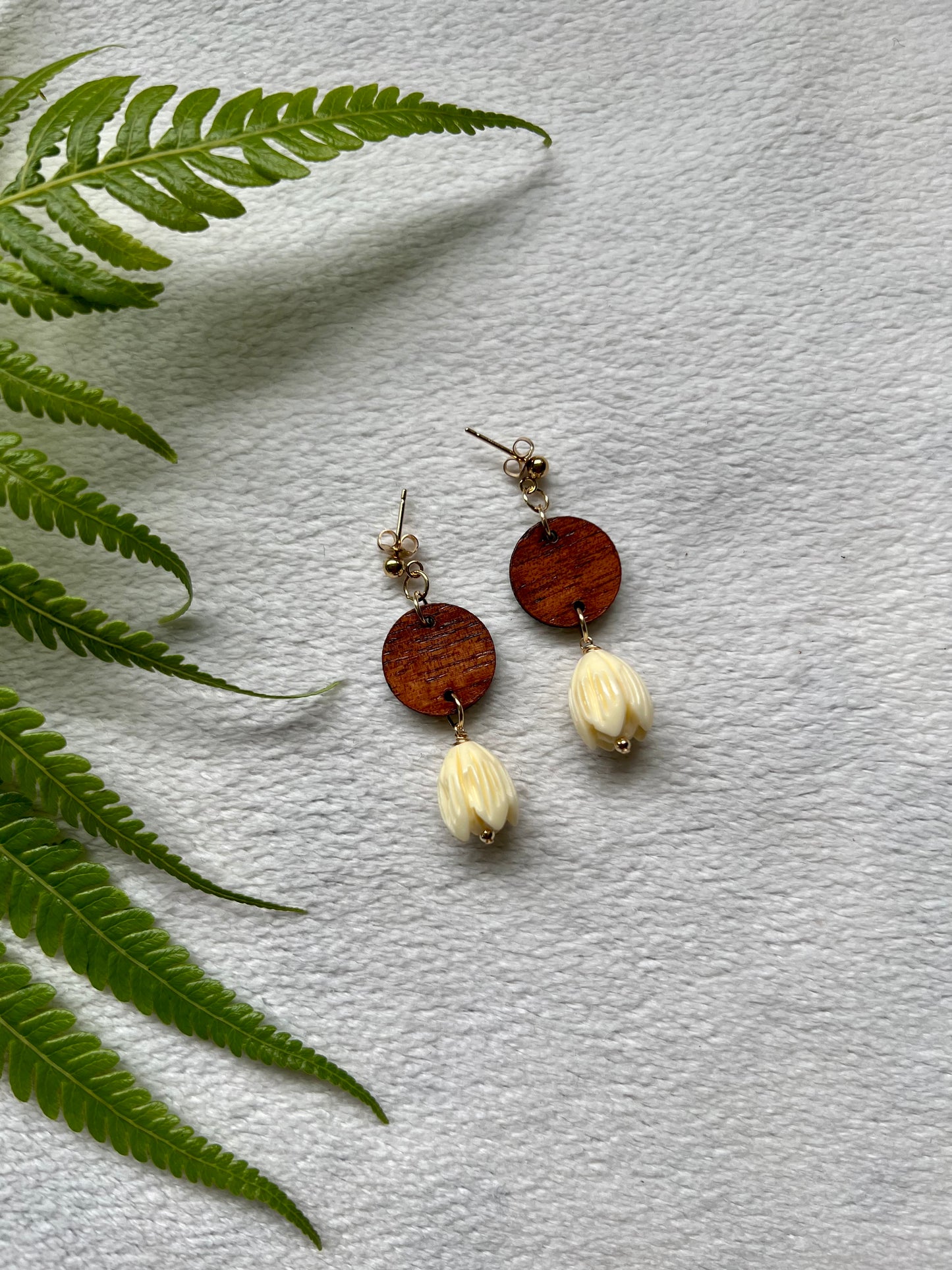 Pīkake & Koa Studs