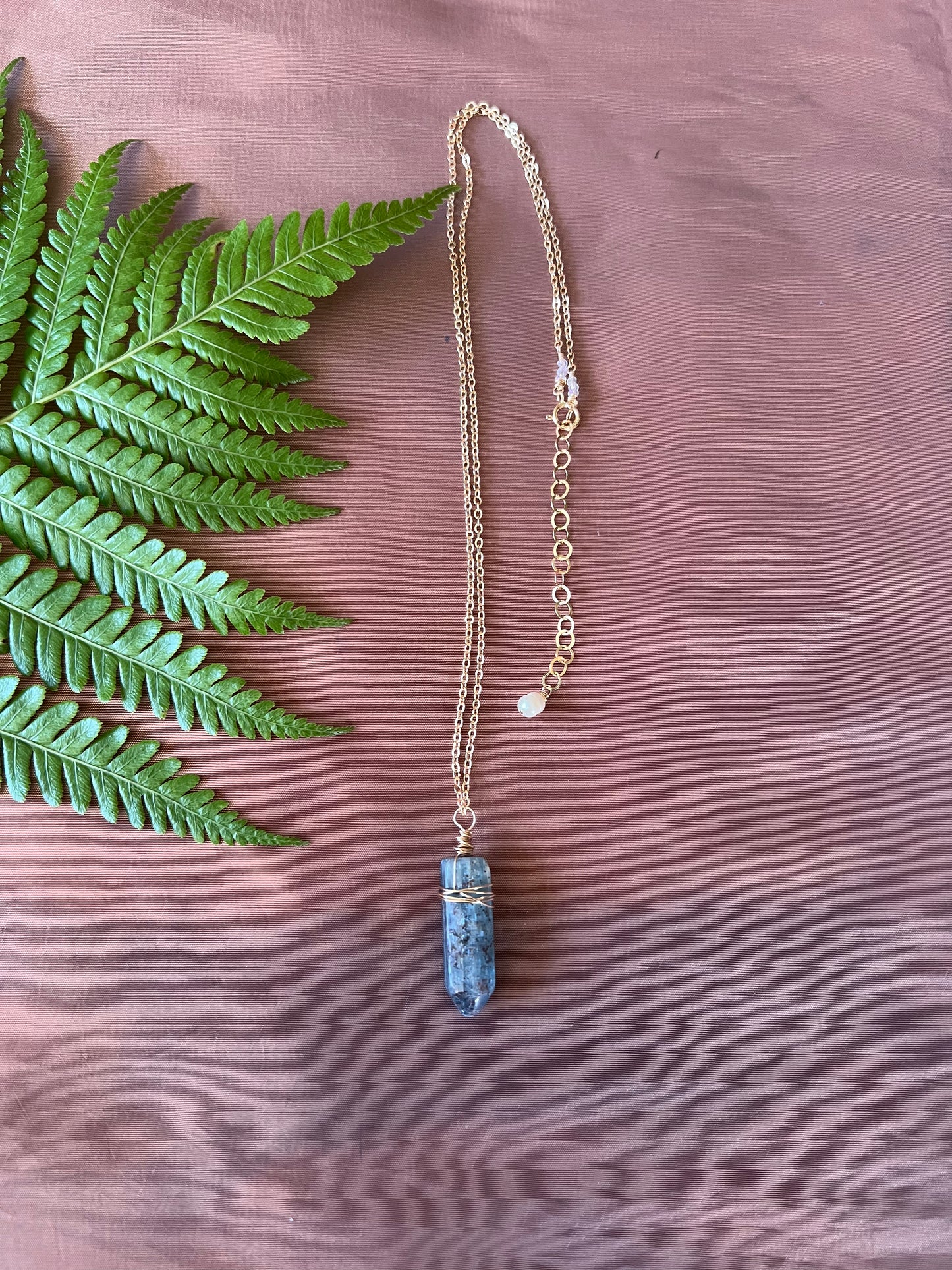 Blue Kyanite Necklace