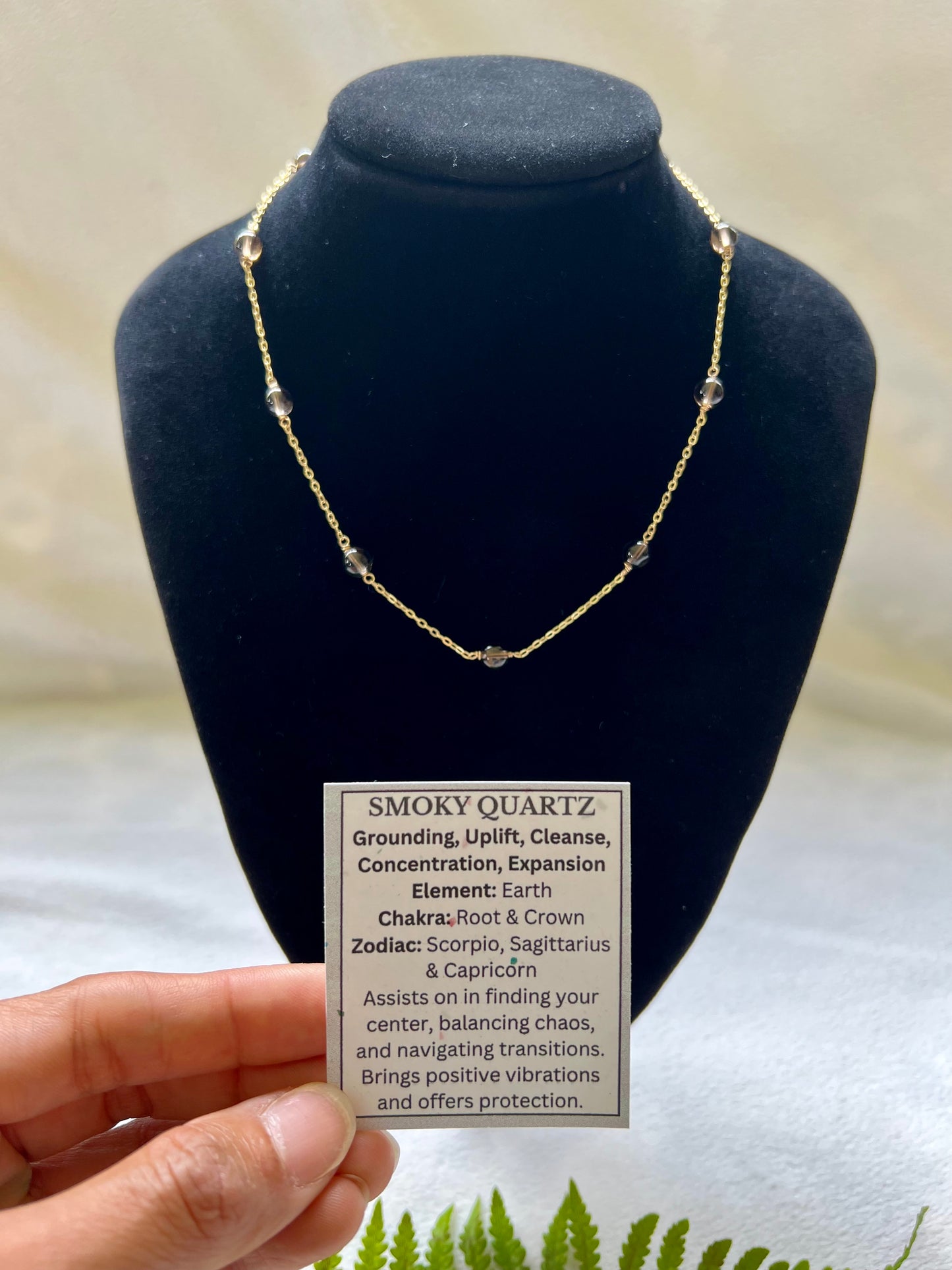 Smoky Quartz Choker