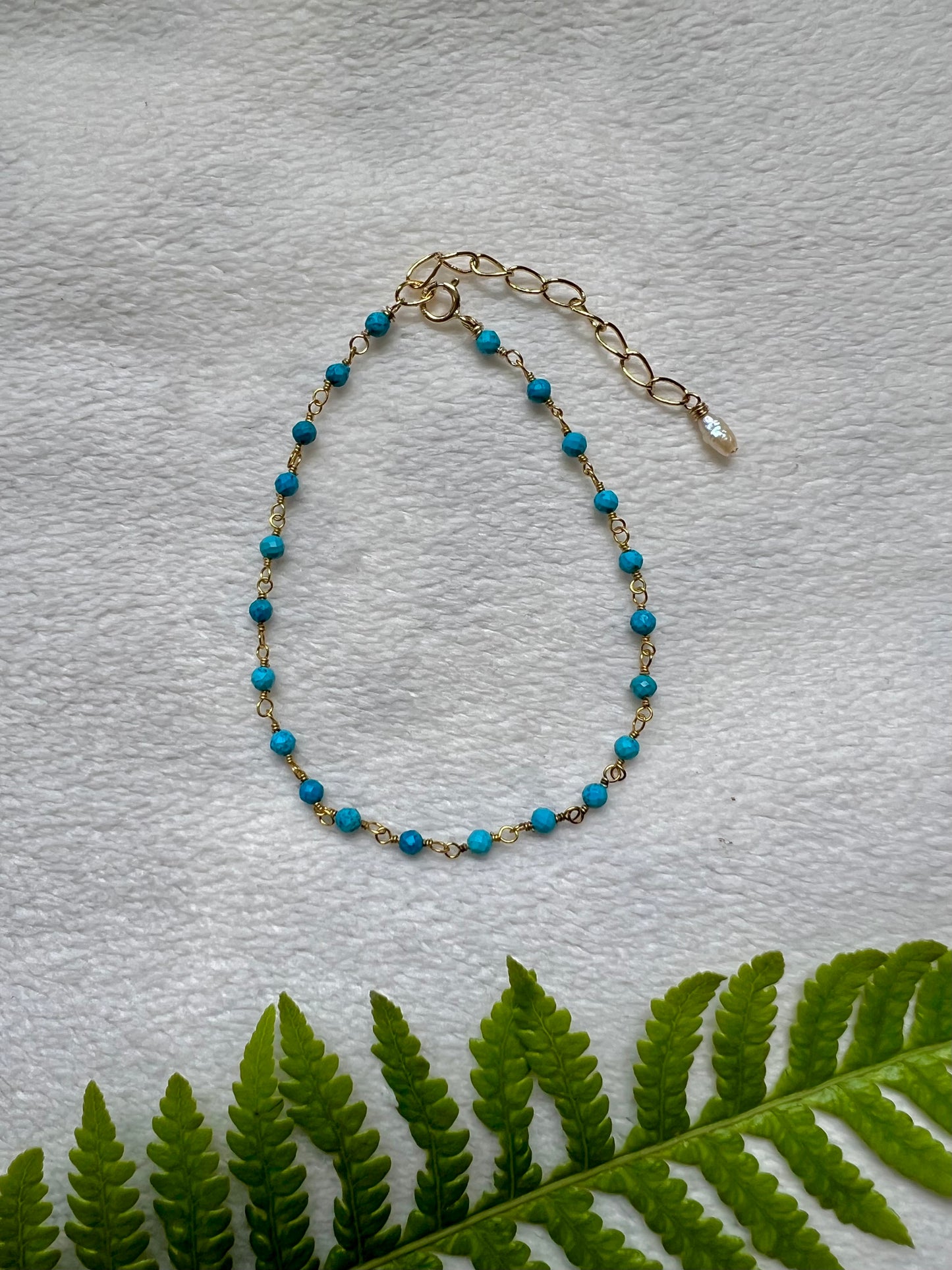 Morning Dew Bracelet in Turquoise