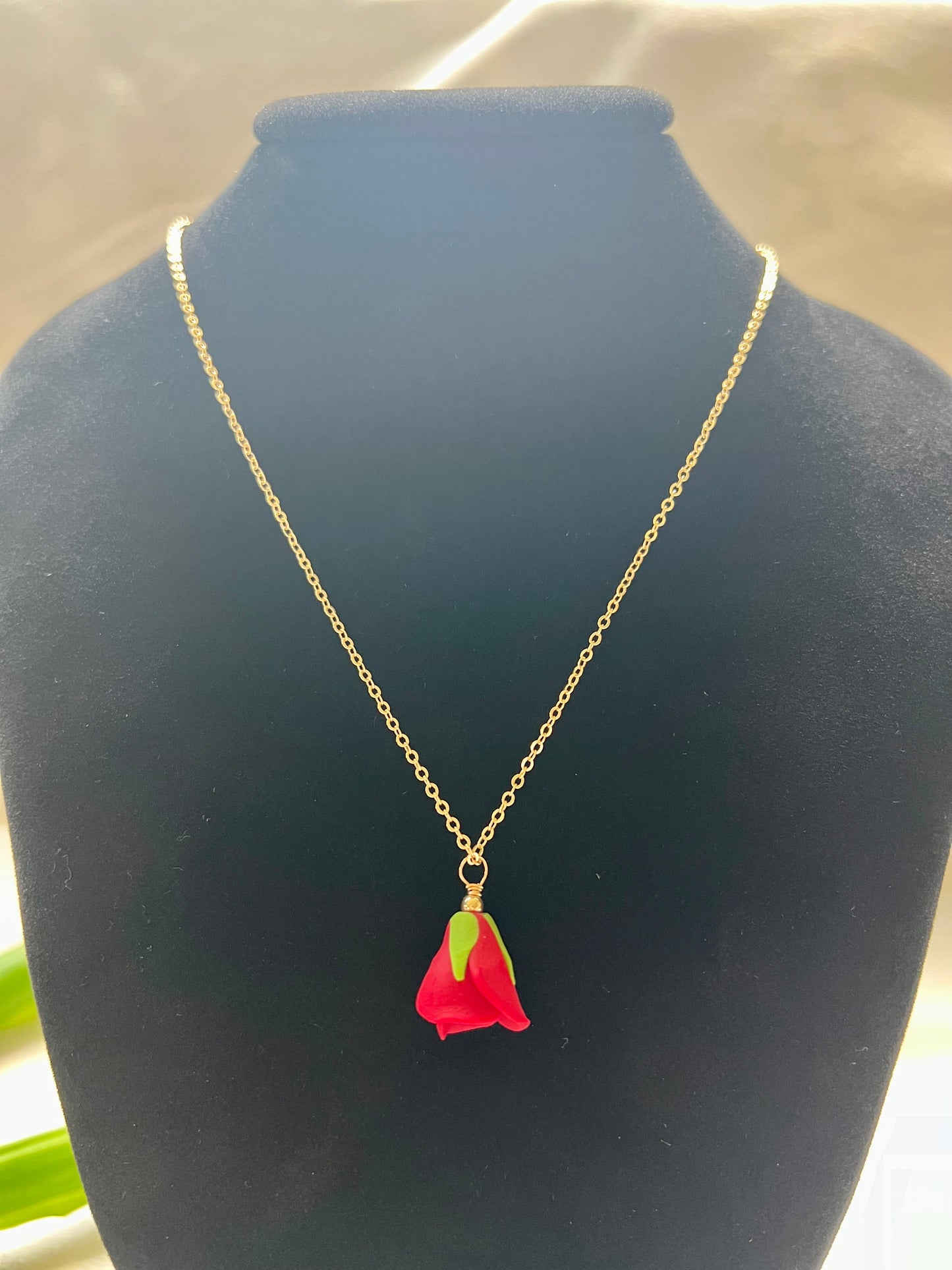 Lokelani Necklace in Red