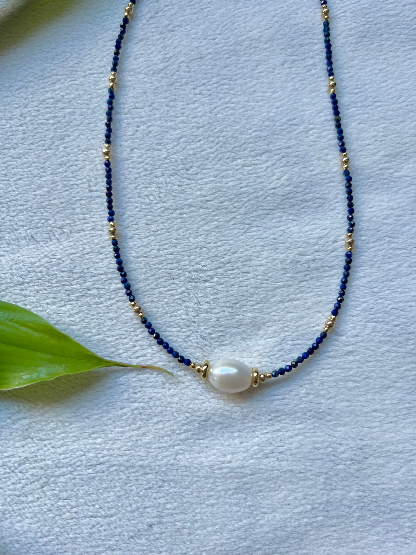 Empress Love Necklace in Lapis Lazuli