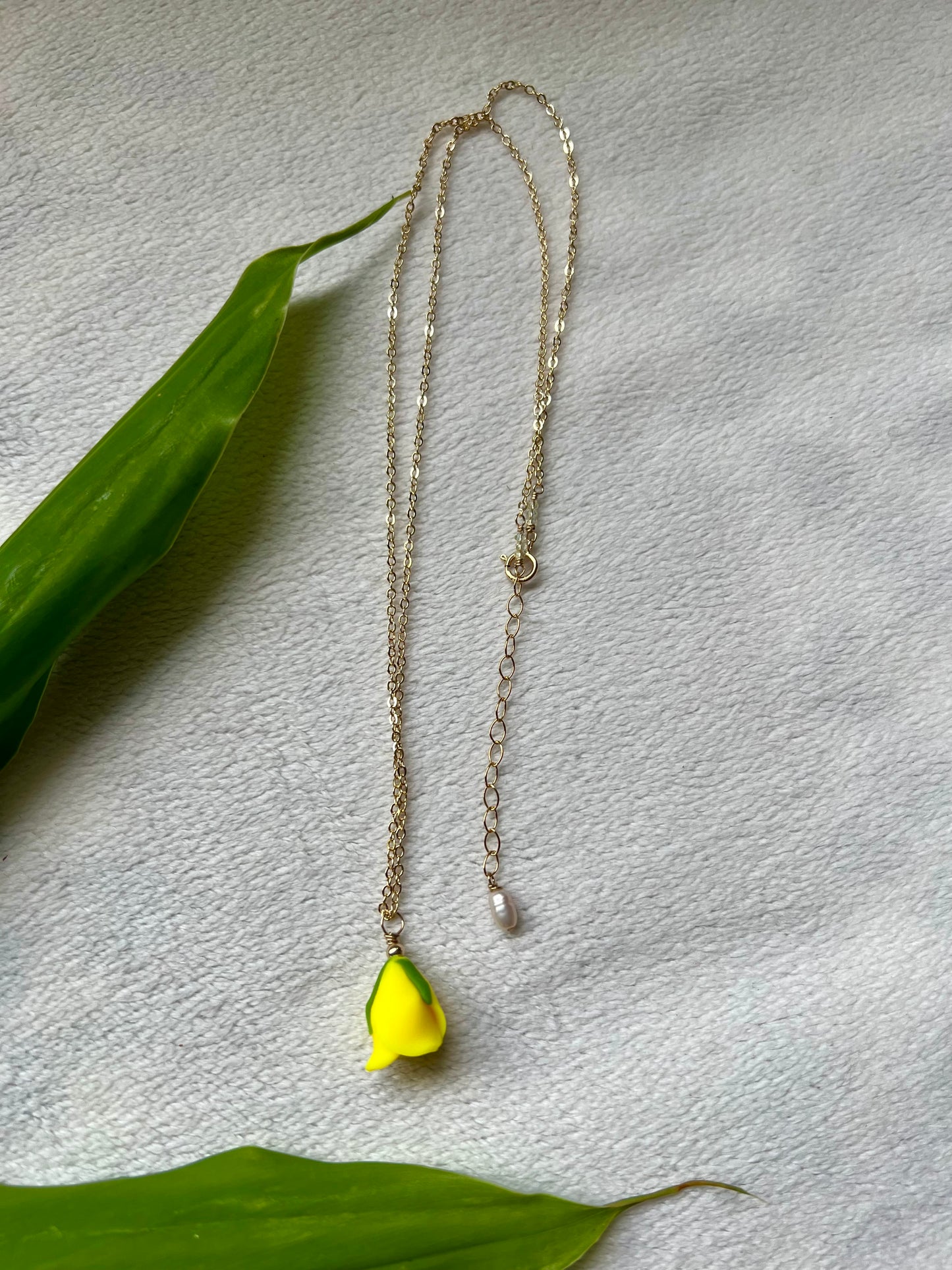 Lokelani Necklace in Yellow