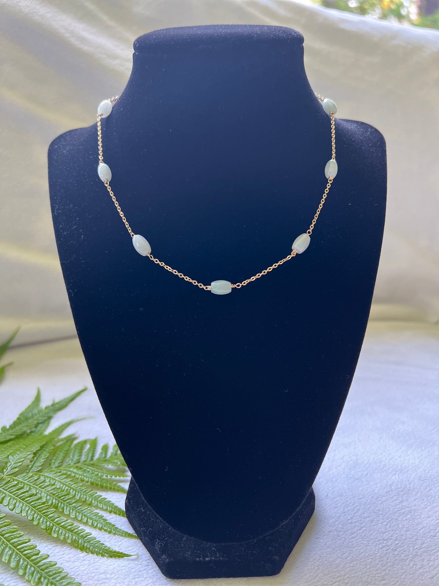 Oval Jade Choker