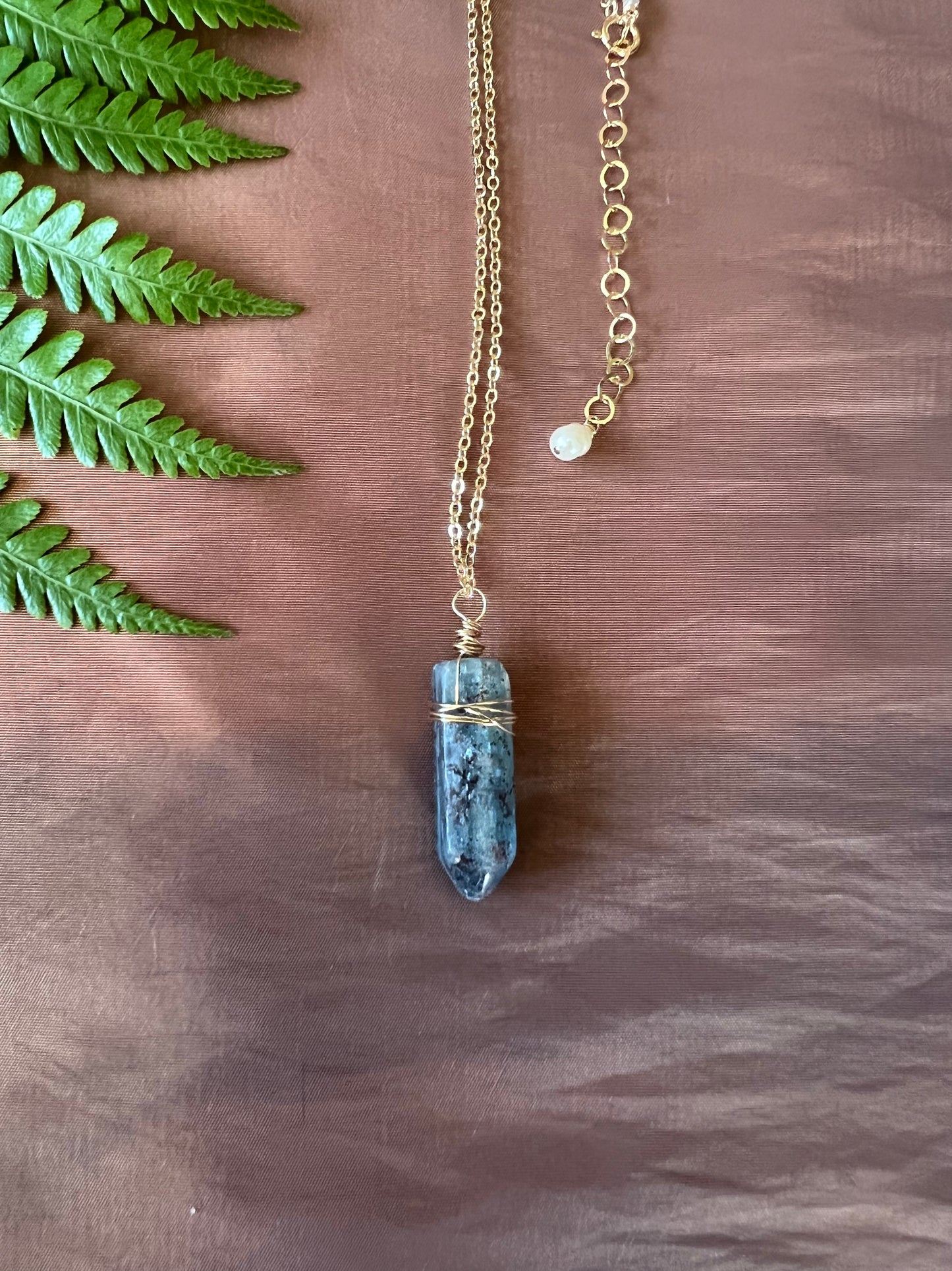 Blue Kyanite Necklace