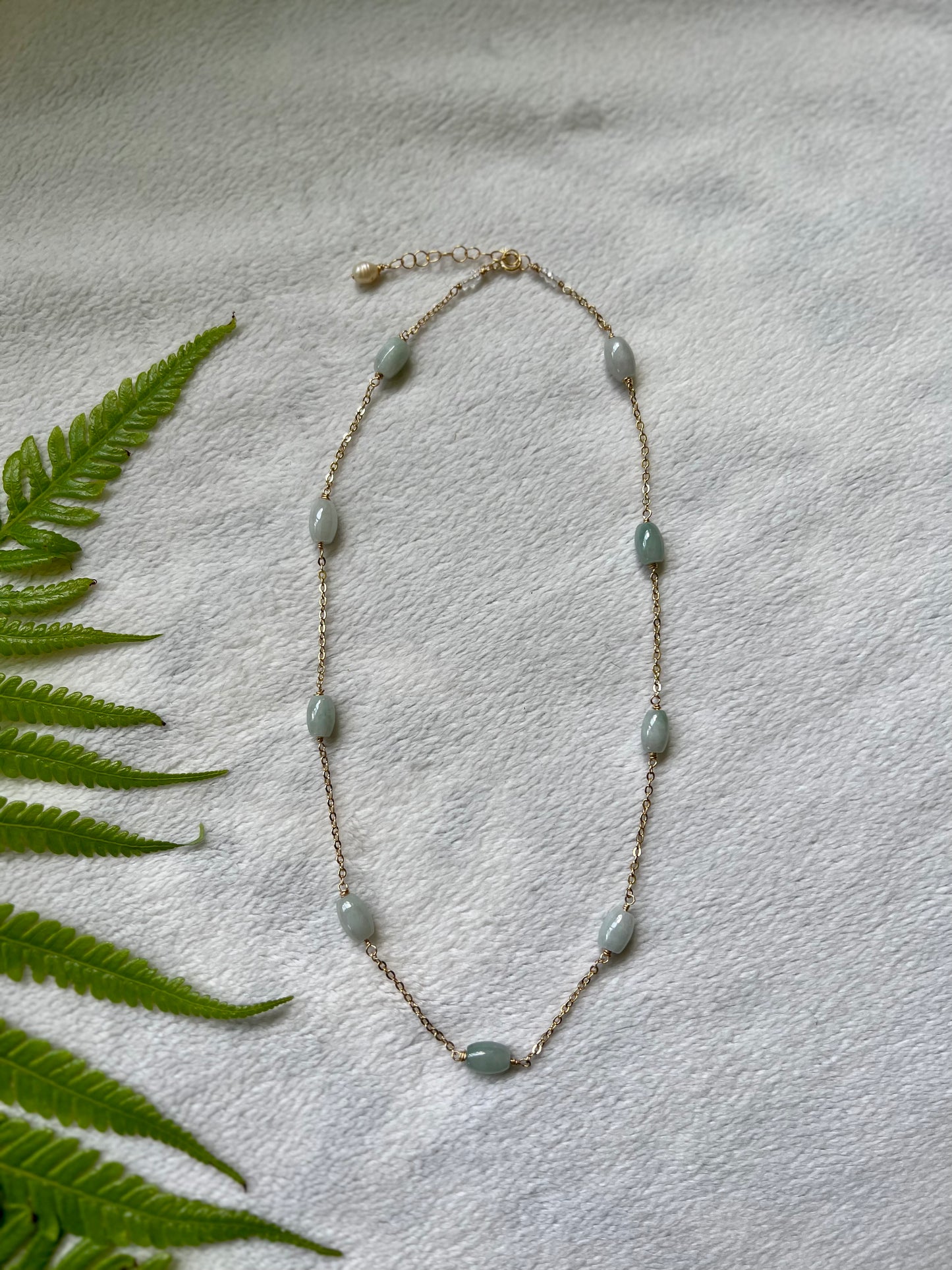 Oval Jade Choker
