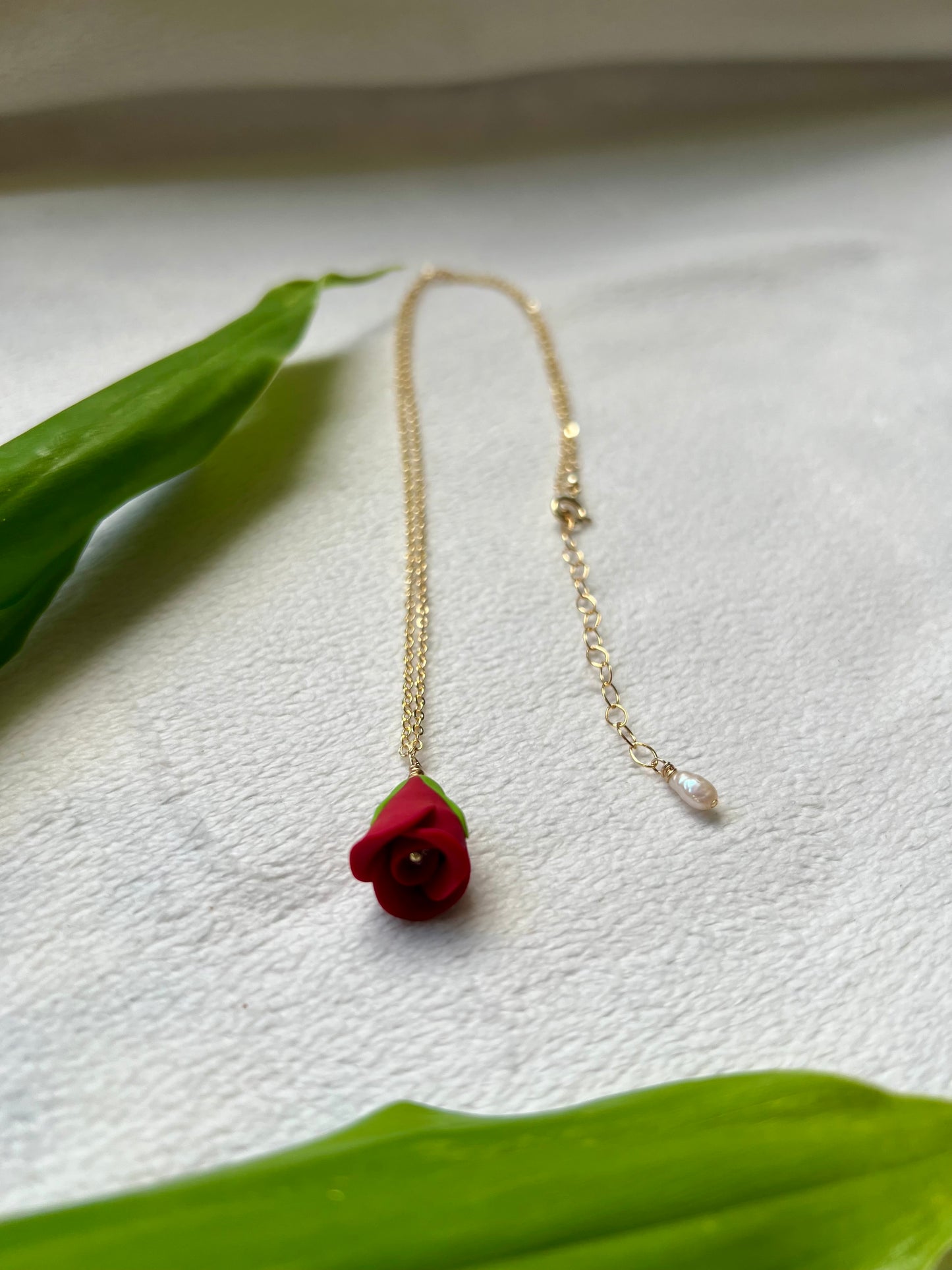 Lokelani Necklace in Red