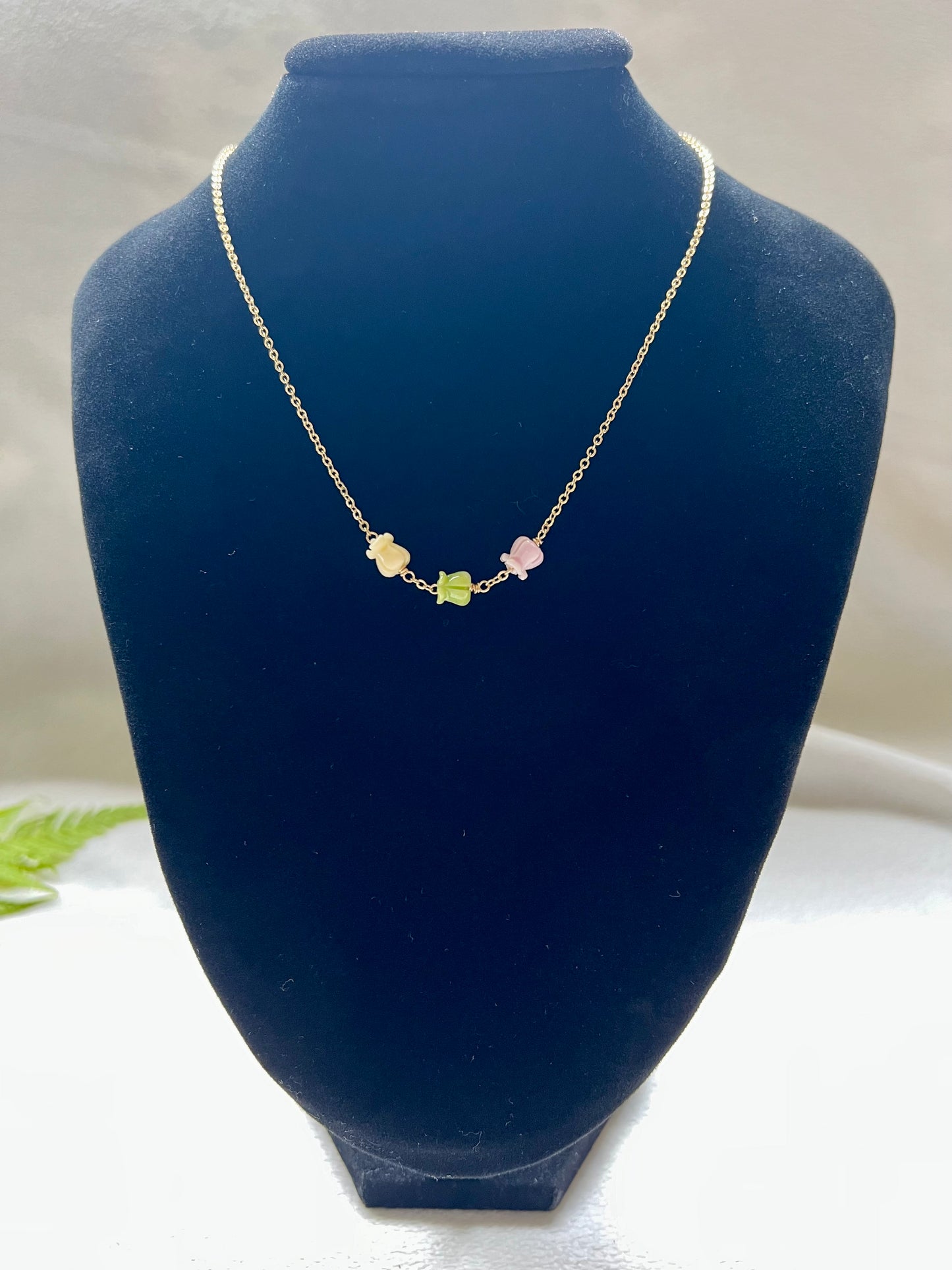 Triple Crown Flower Necklace