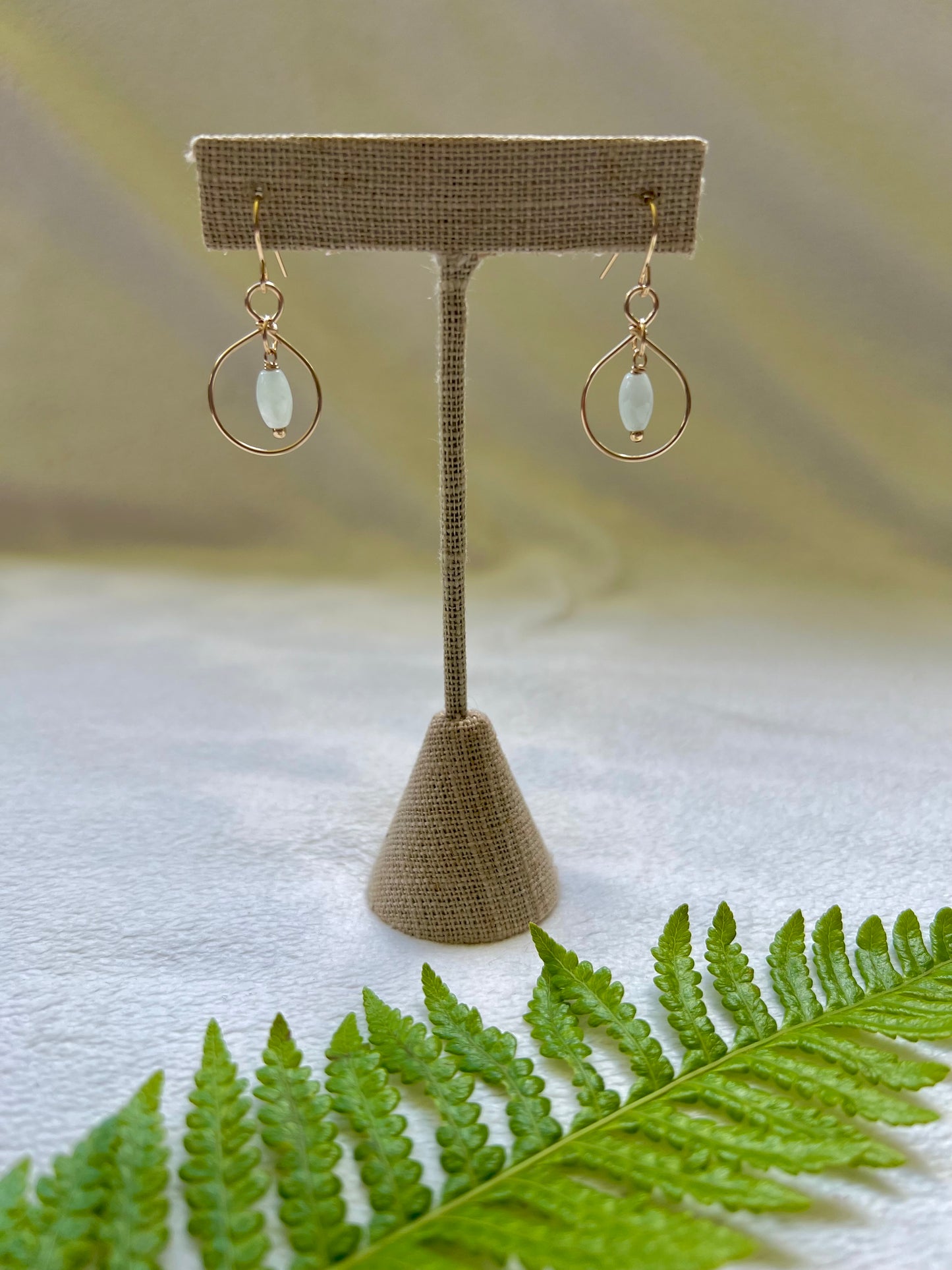 Jade Mini Hoops
