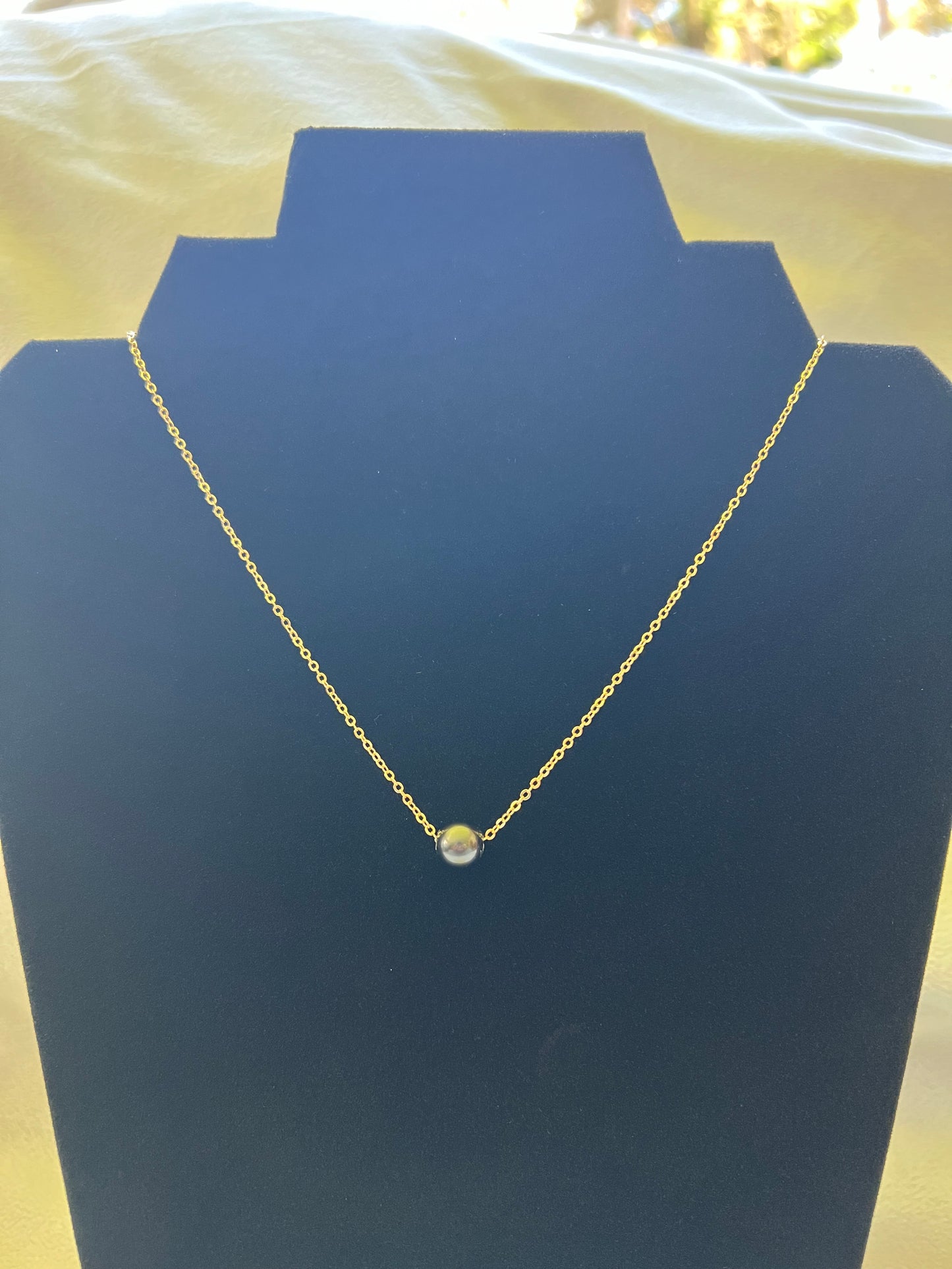 Tahitian Pearl Floater Necklace