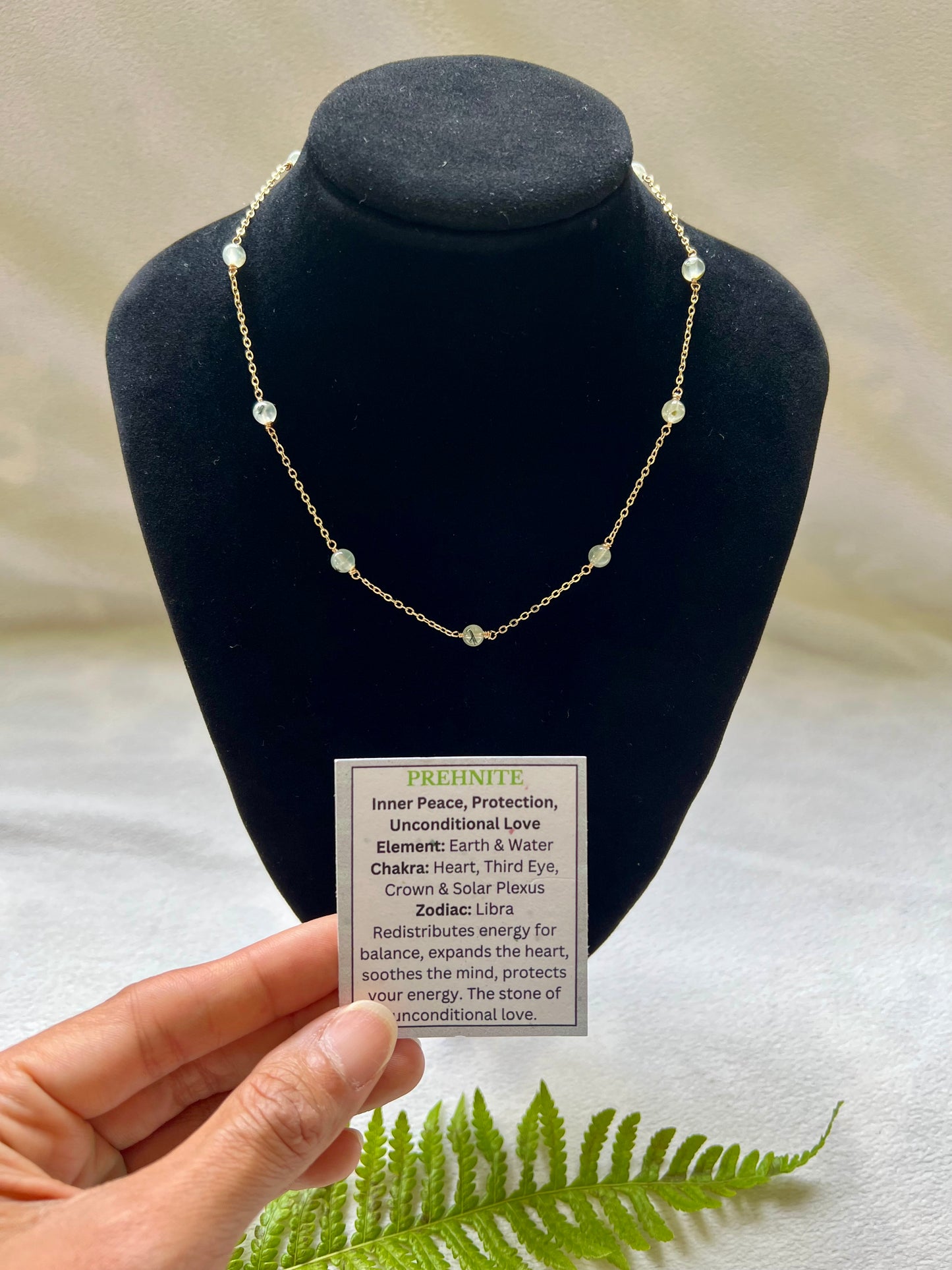 Prehnite Choker