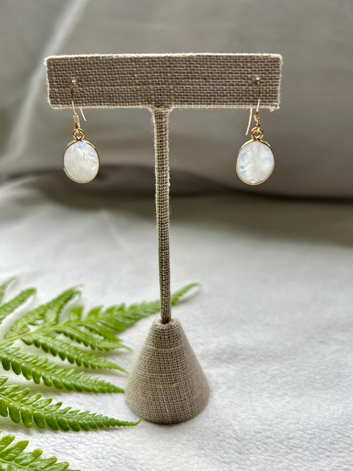 Rainbow Moonstone Earrings