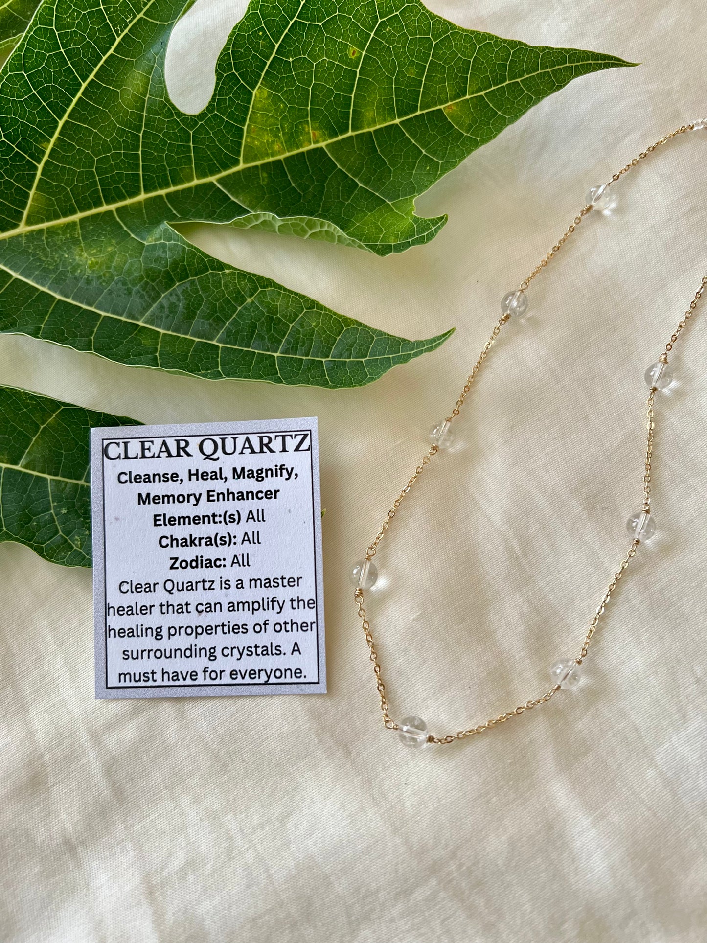 Clear Quartz Choker