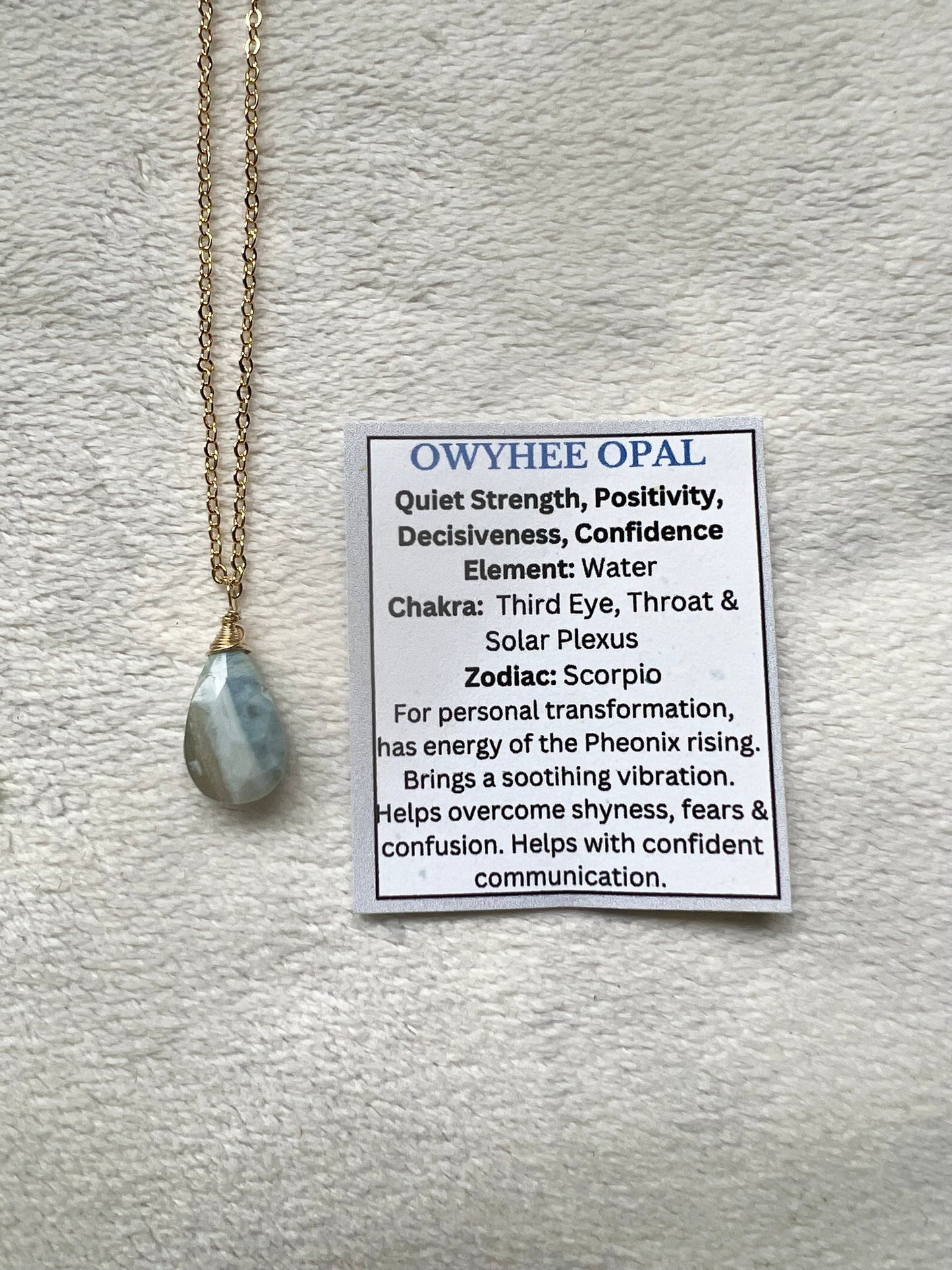 Owyhee Opal Necklace