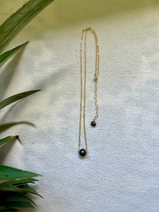 Tahitian Pearl Floater Necklace