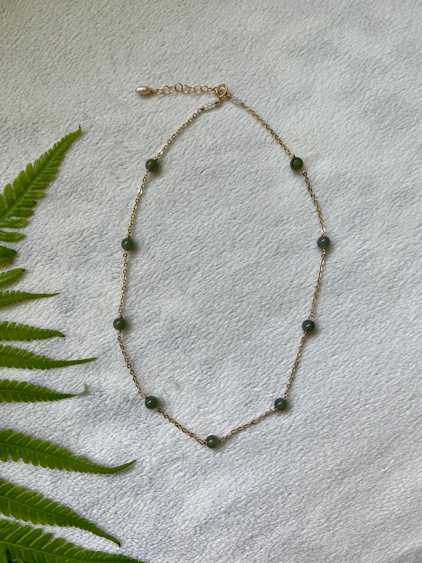 Green Jade Choker