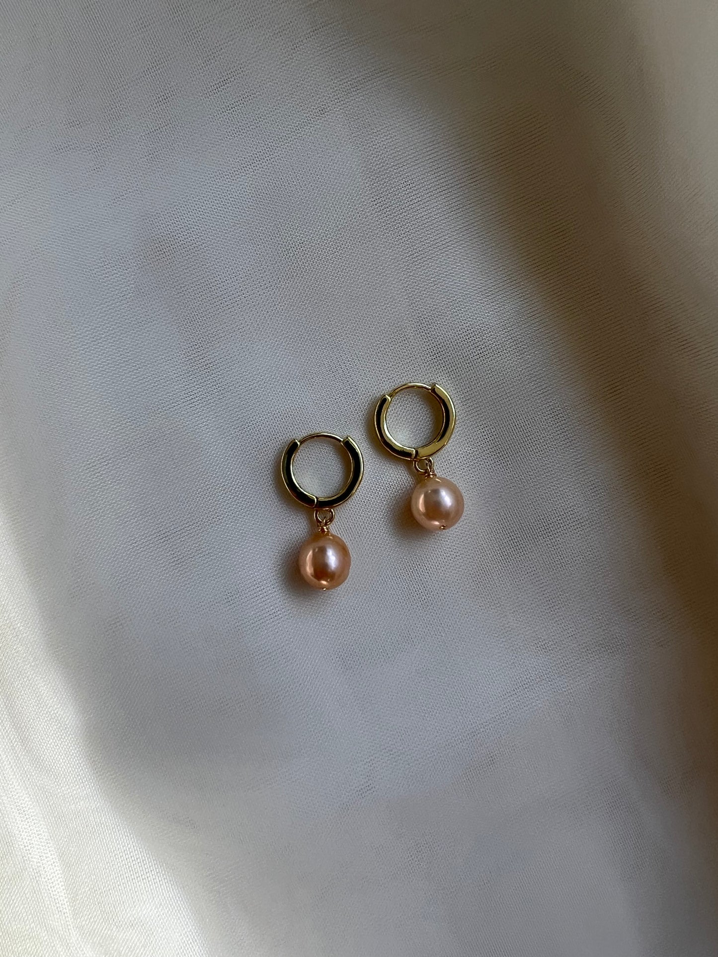 Pink Edison Pearl Huggies