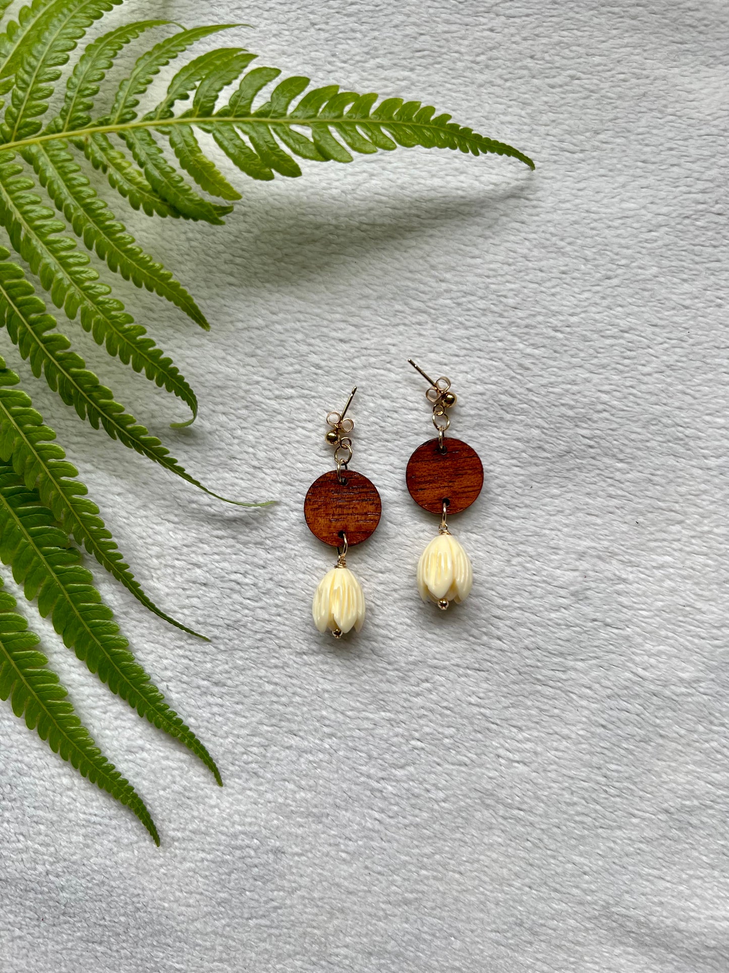 Pīkake & Koa Studs