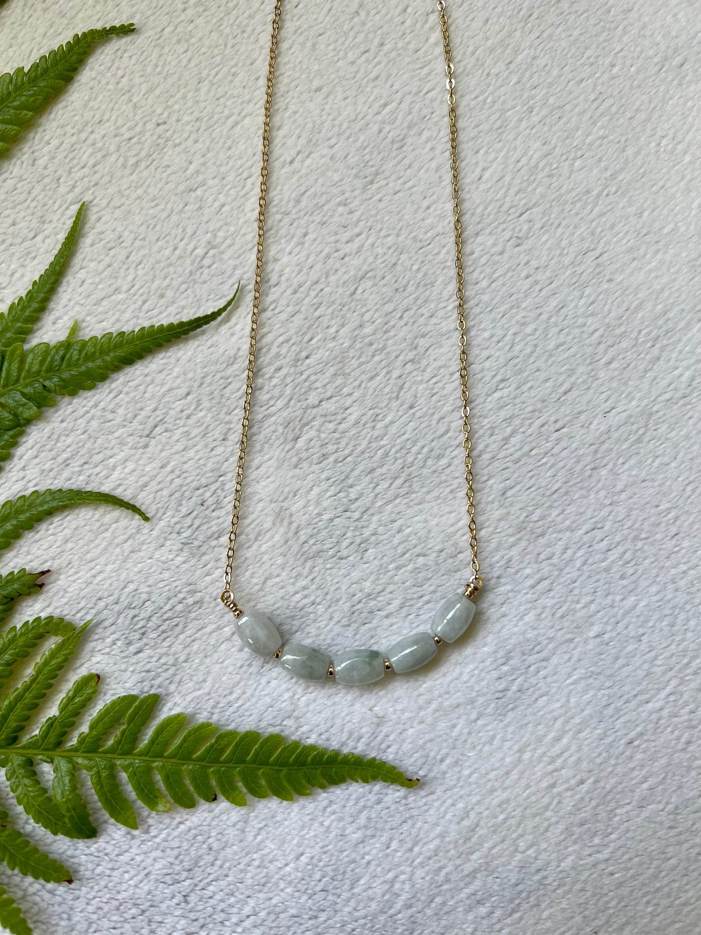 Oval Jade Necklace