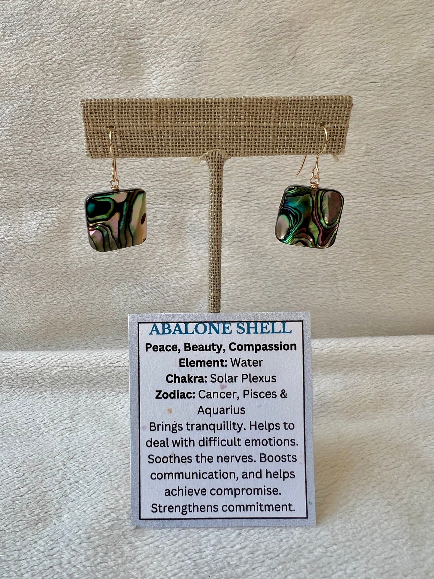 Pāua (Abalone) Earrings