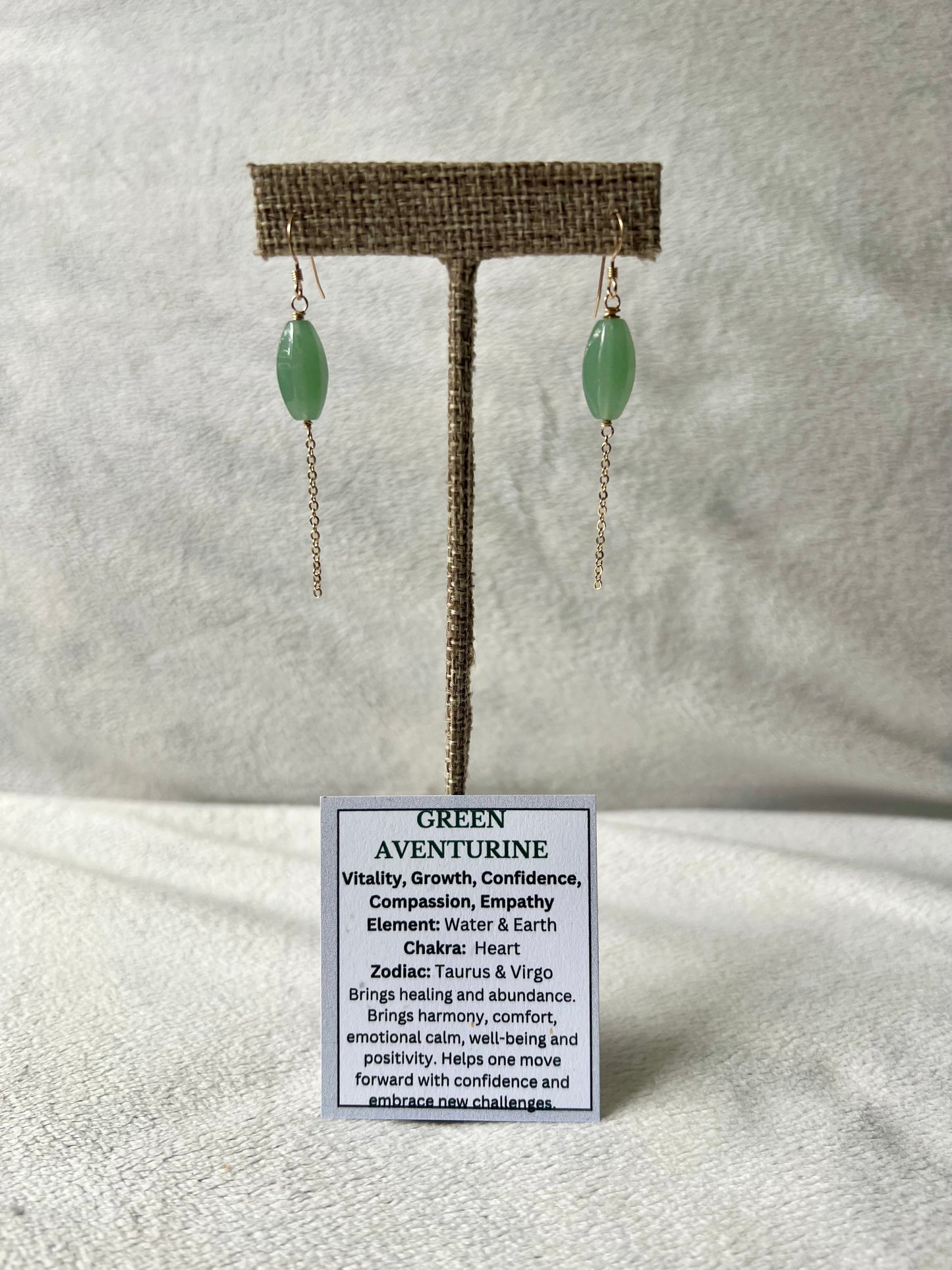 Green Aventurine Earrings