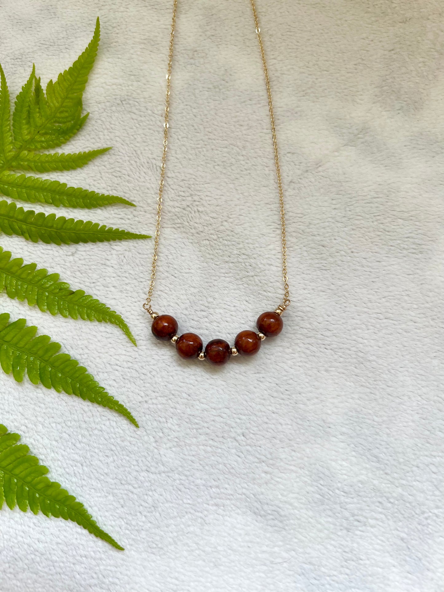 Koa Bar Necklace