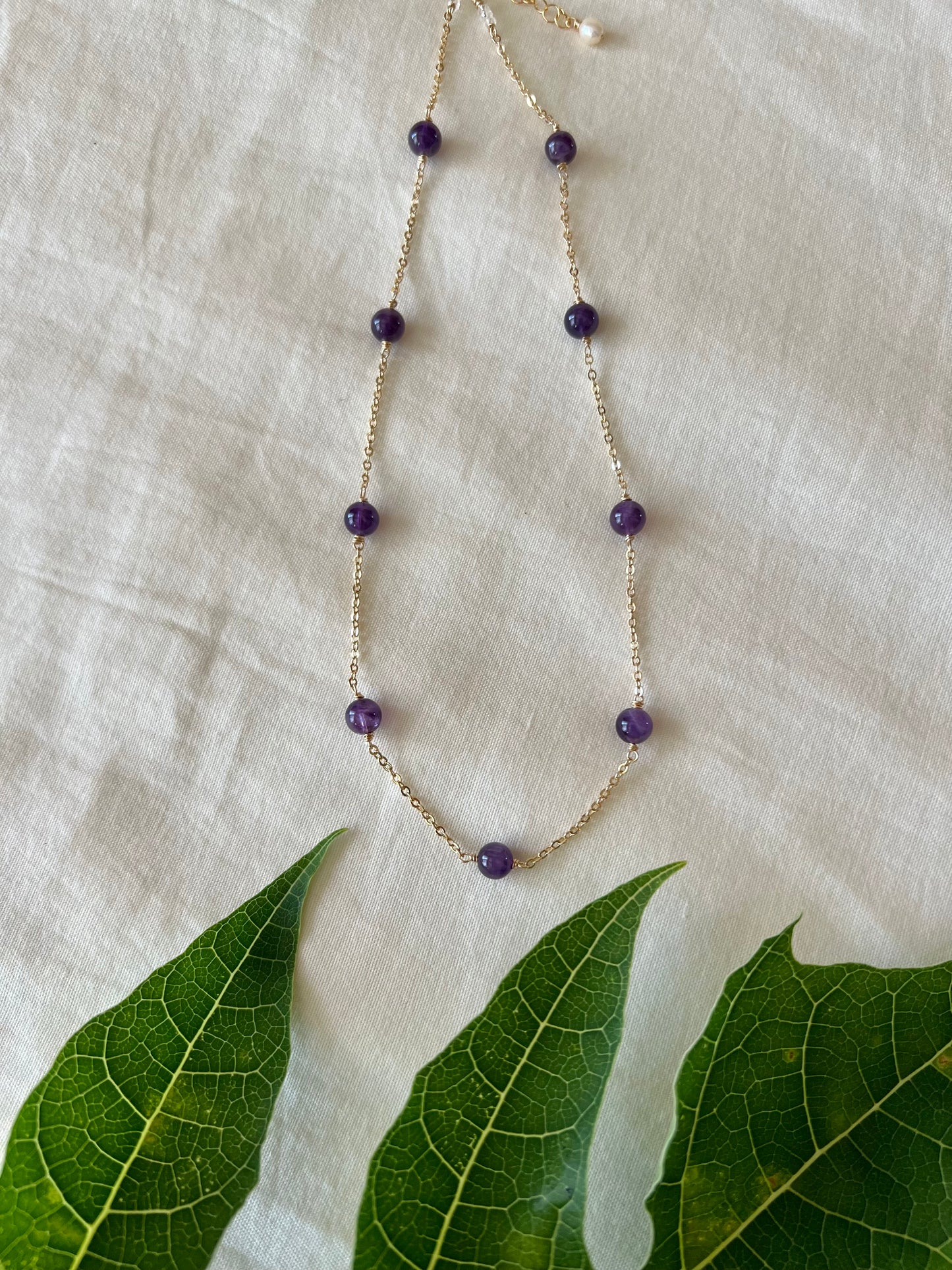 Amethyst Choker