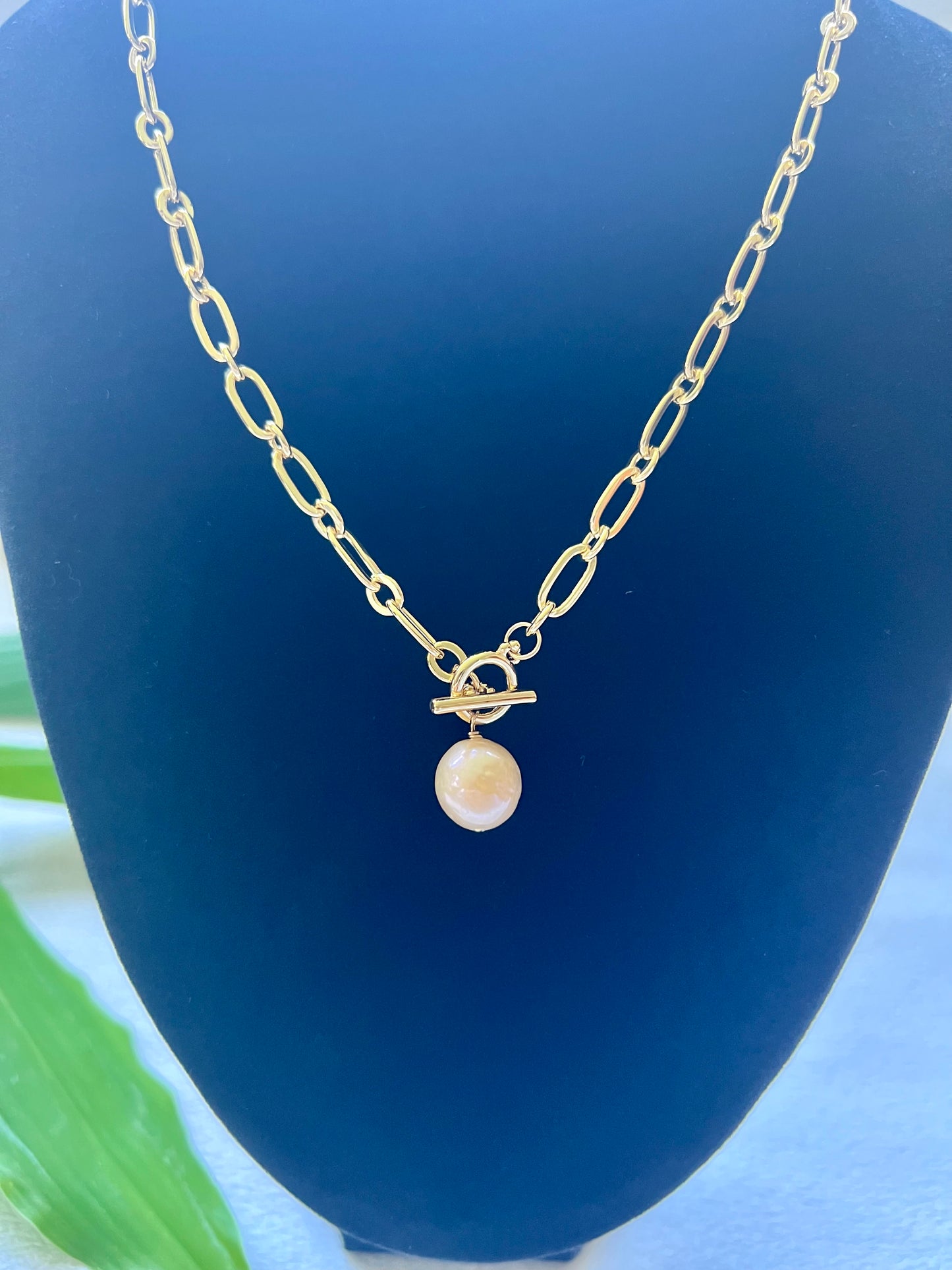 Boujee Necklace in Edison Pearl