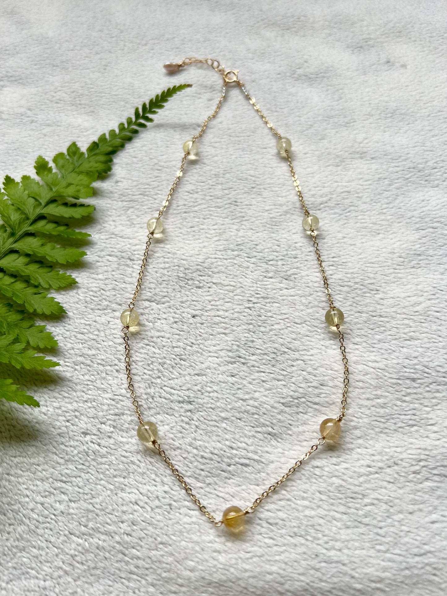 Citrine Choker