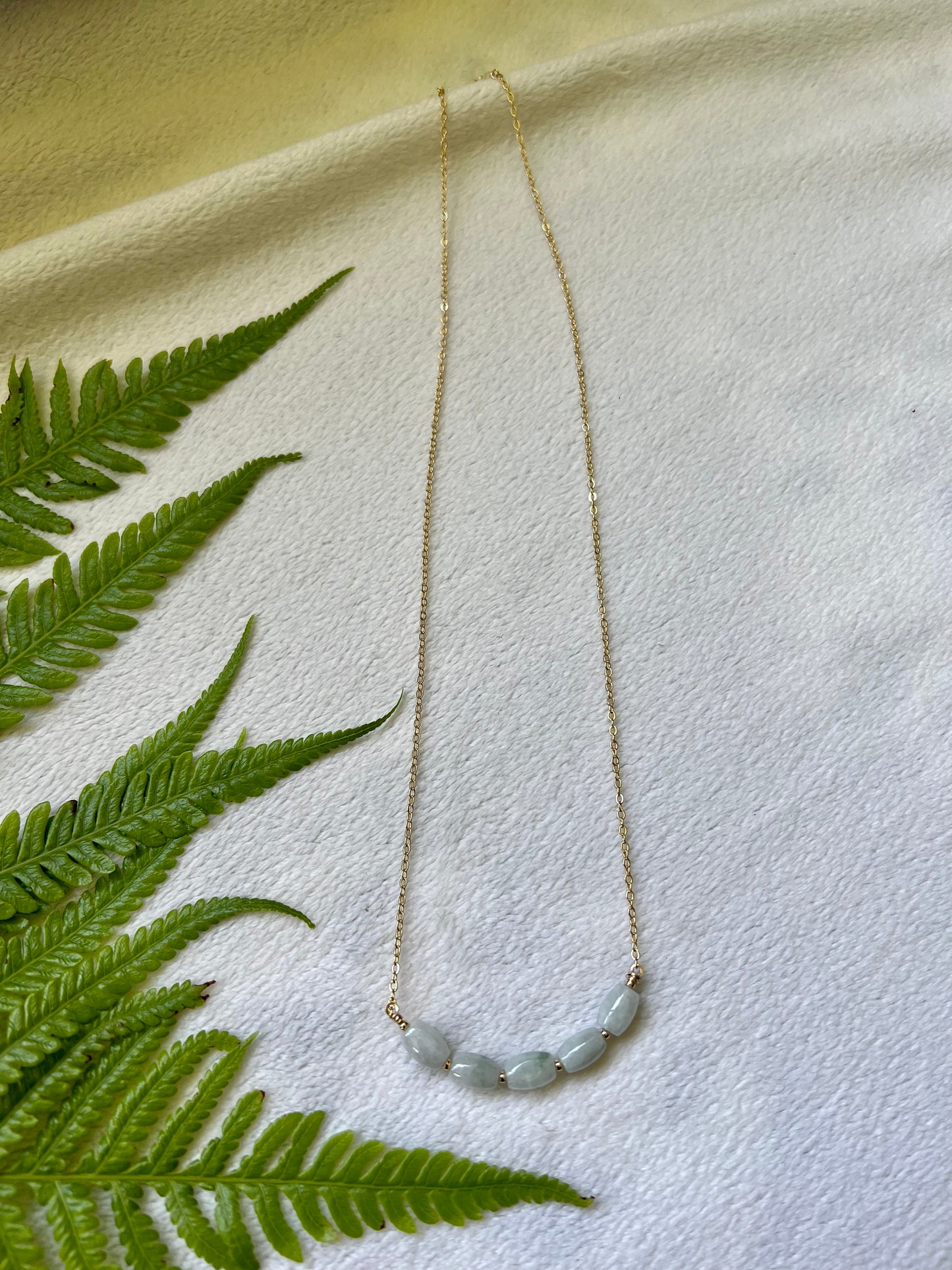 Oval Jade Necklace