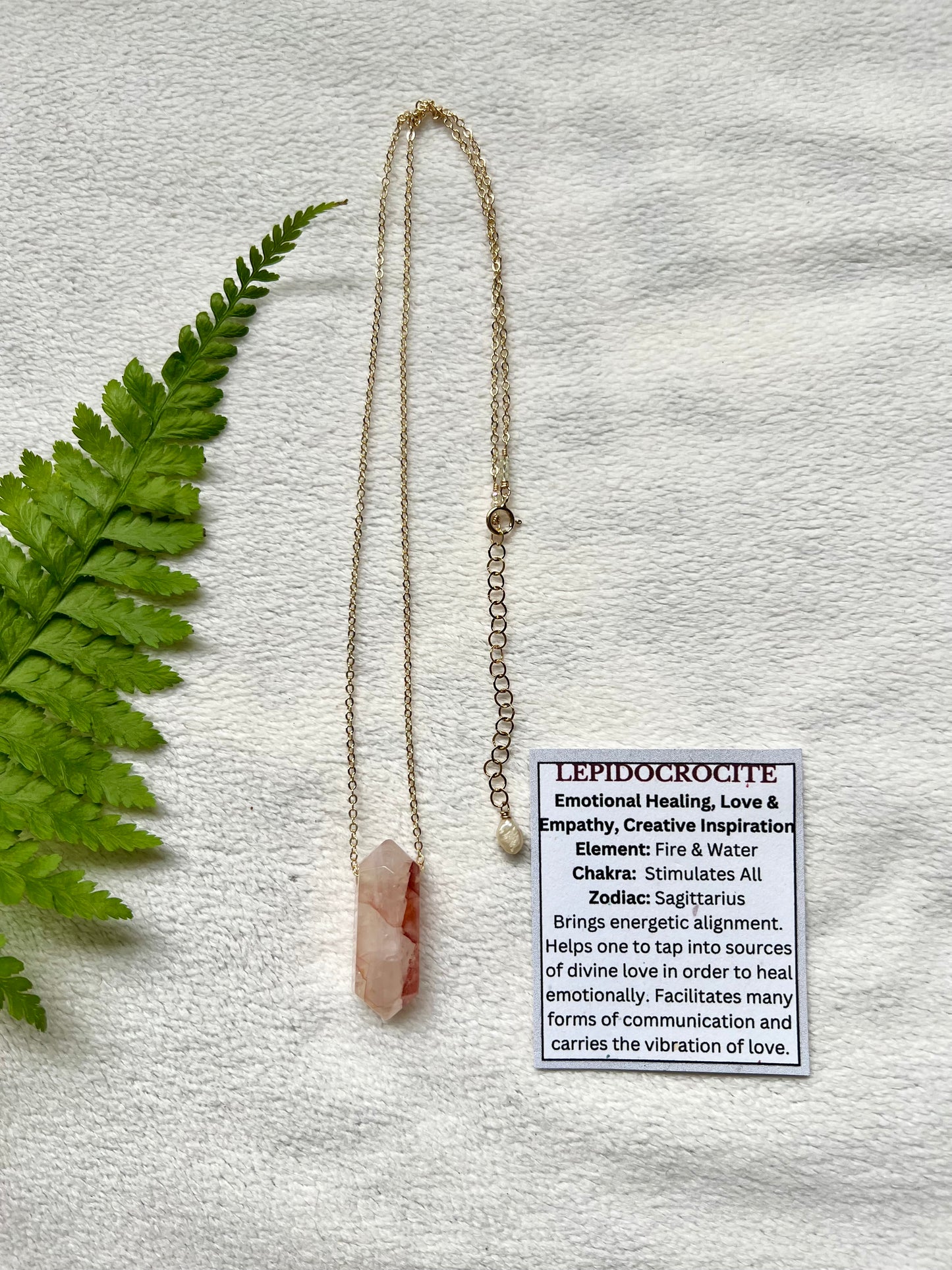 Lepidocrocite Floater Necklace