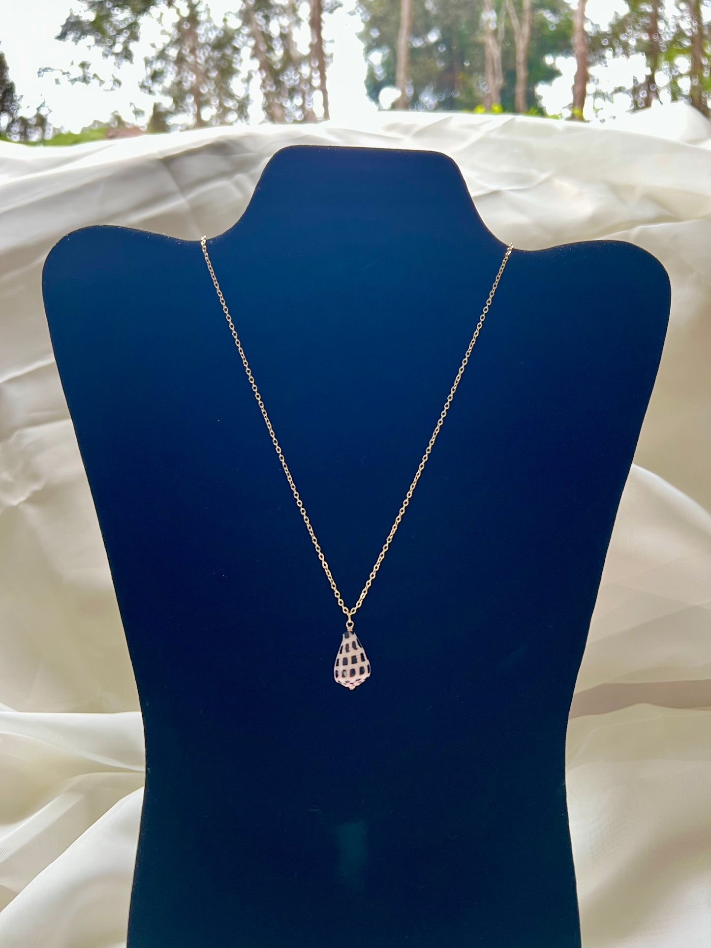 Mini Hebrew Cone Shell Necklace