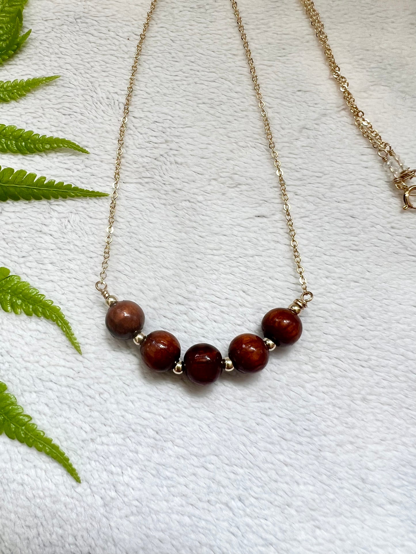 Koa Bar Necklace