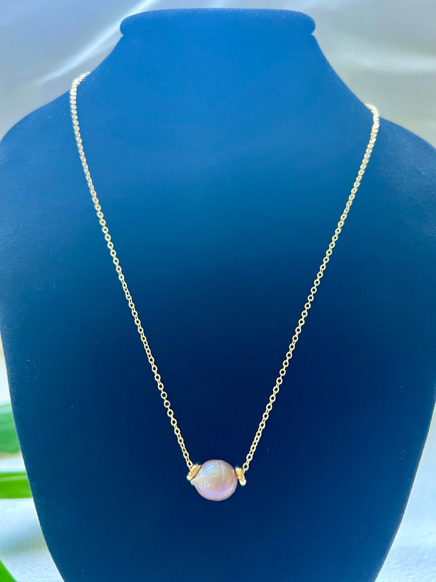 Edison Pearl Floater Necklace