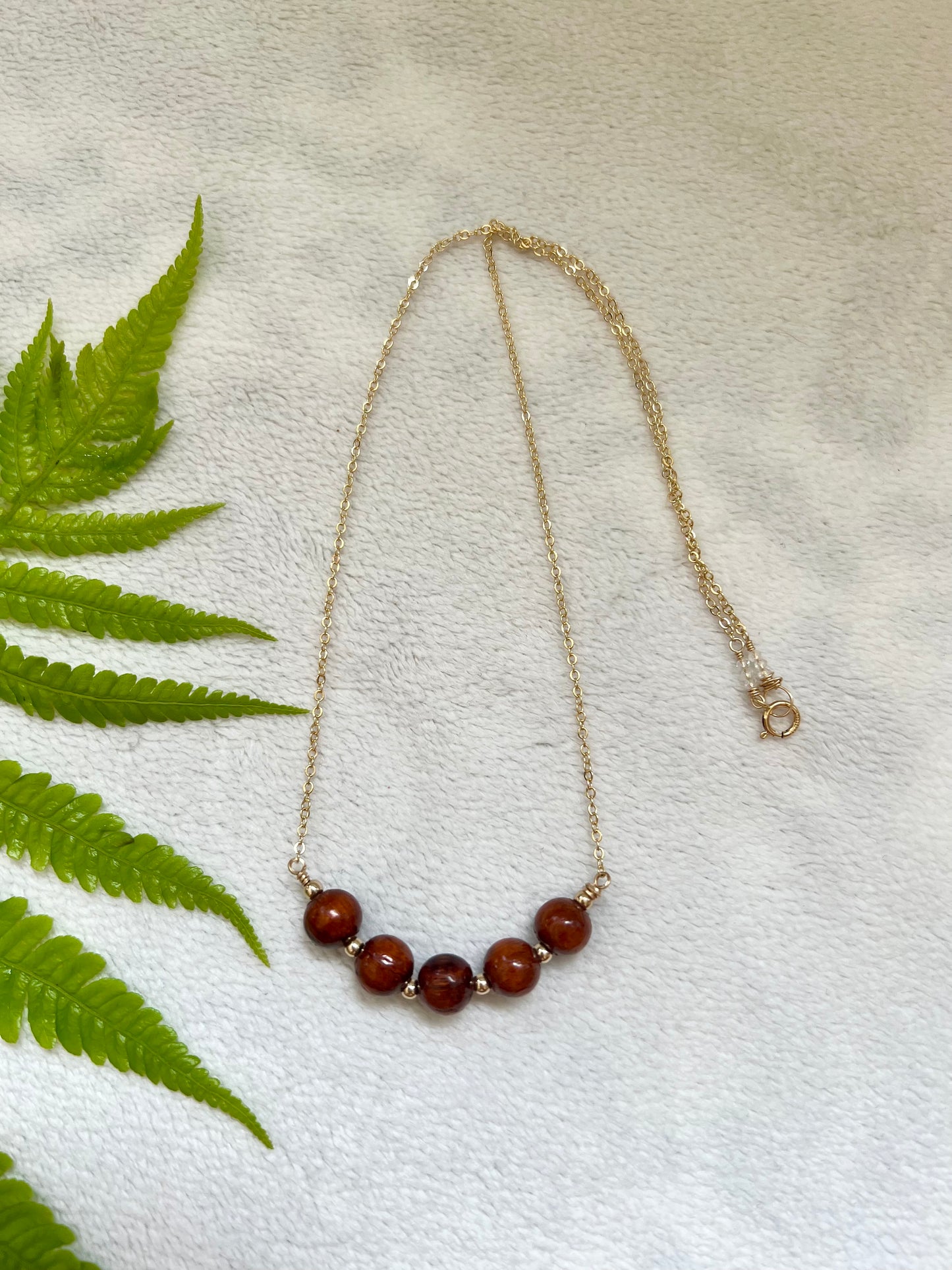 Koa Bar Necklace