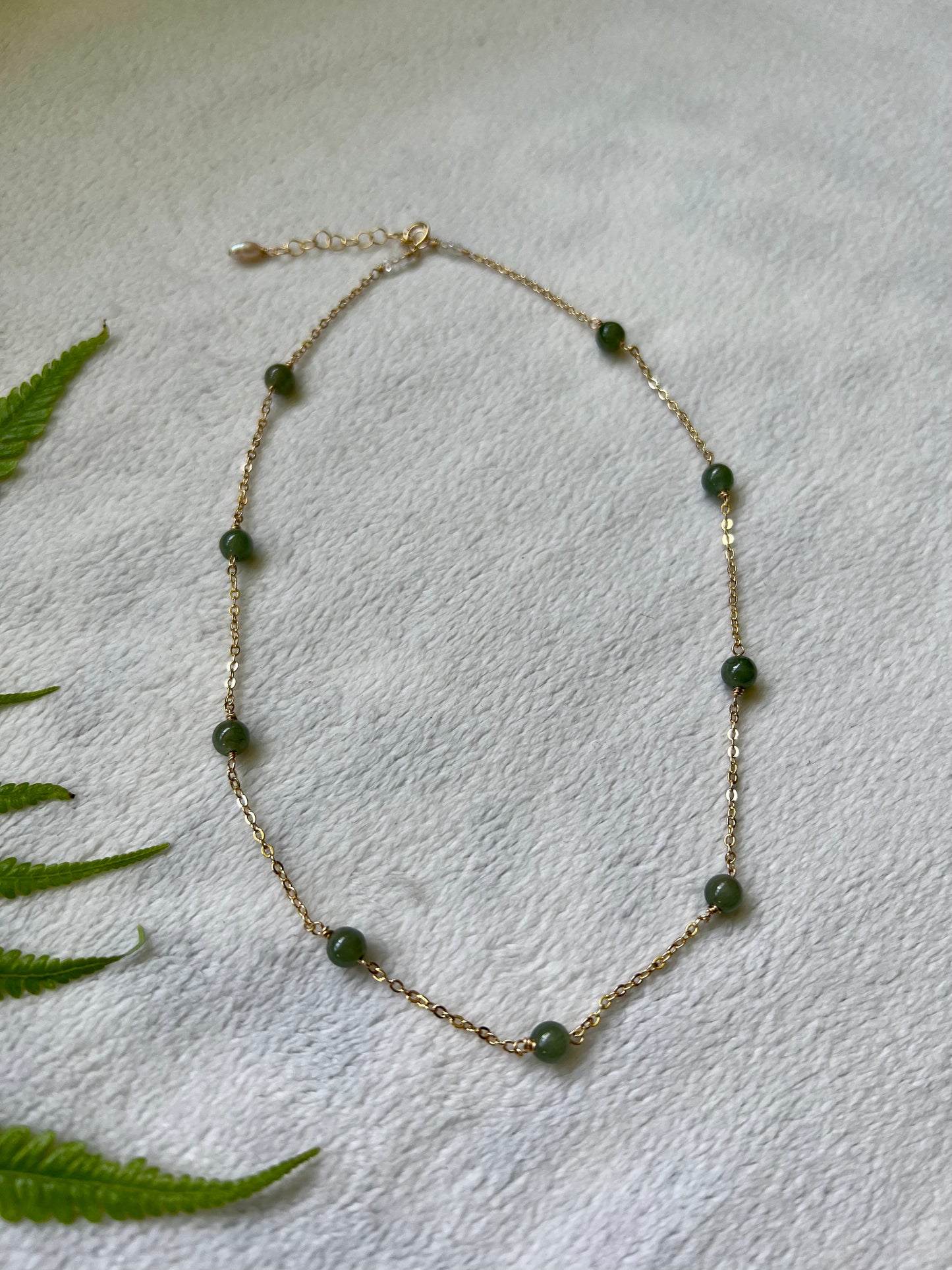 Green Jade Choker