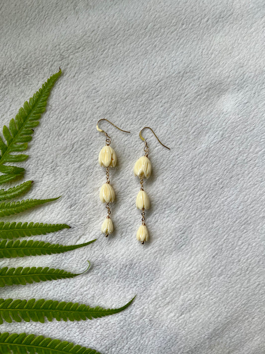 Triple Drop Pīkake Earrings